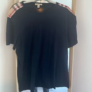 Men’s Navy Burberry T Shirt.